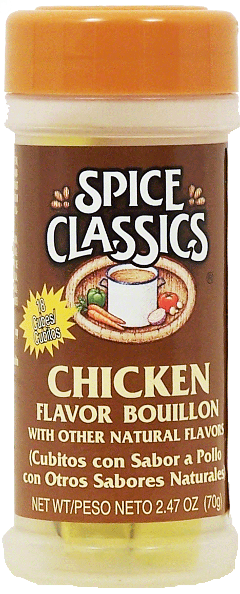 Spice Classics  bouillon, chicken flavor with other natural flavors (cubitos con sabor a pollo) Full-Size Picture